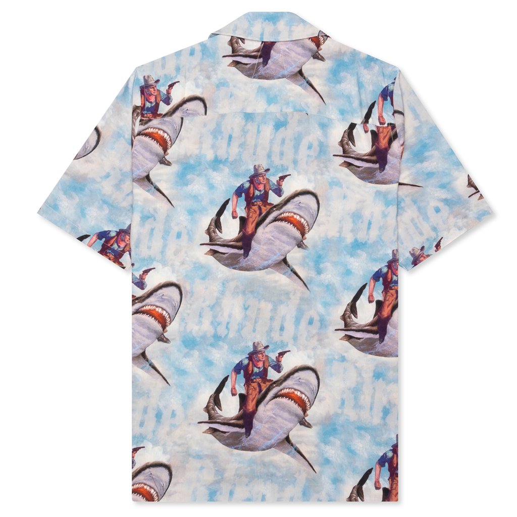 Hawaiian S/S Shirt - Blue/Multi