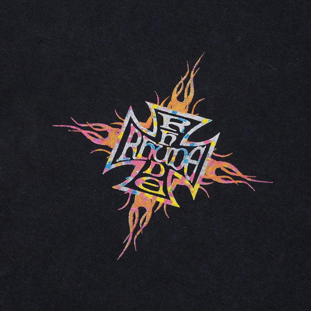 Neon Flame L/S Tee - Black