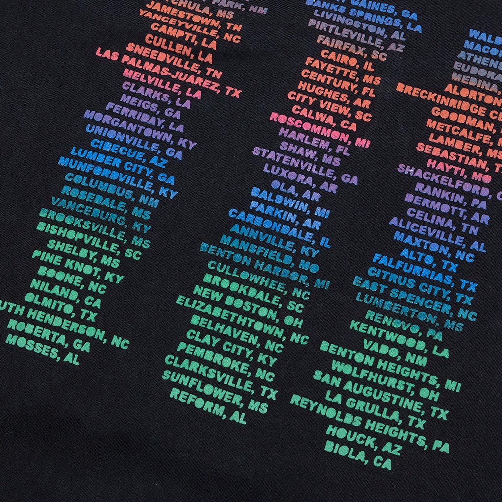Neon Flame L/S Tee - Black
