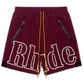 Oversized Logo Short - Burgundy