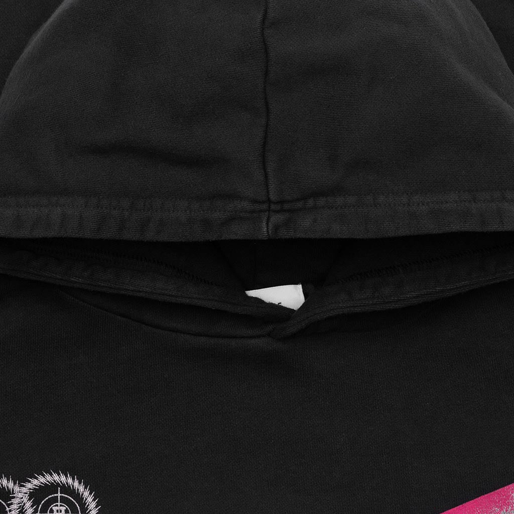 Rhonda 2 Decal Hoodie - Black