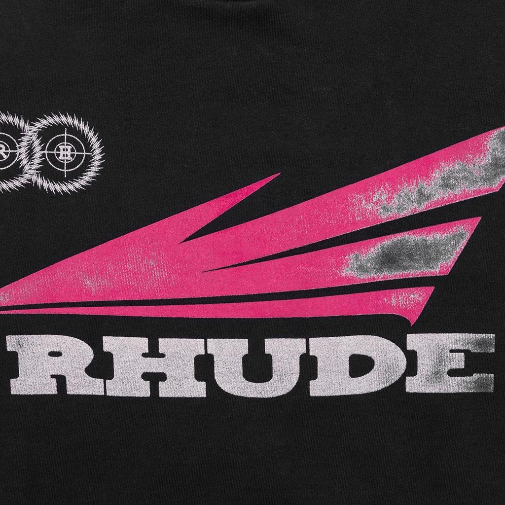 Rhonda 2 Decal Hoodie - Black