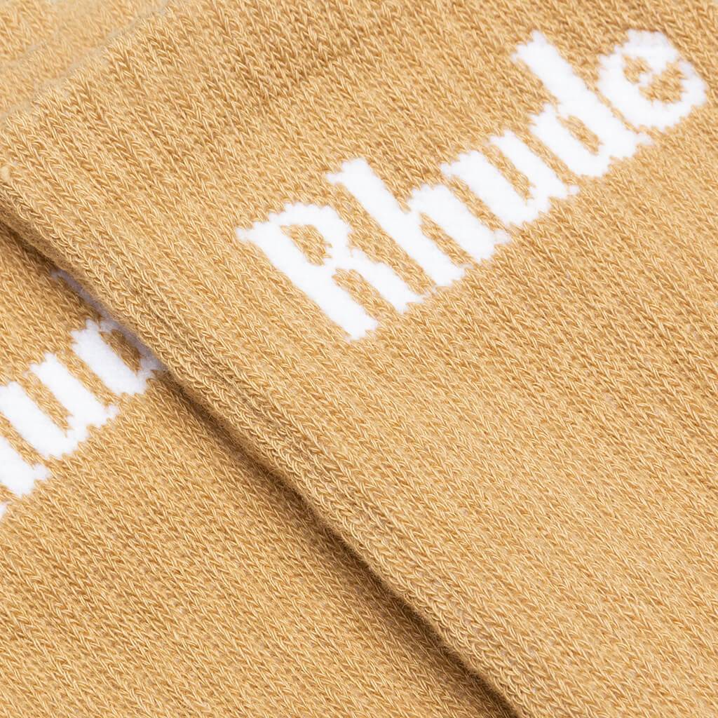 Solid Logo Sock - Sand