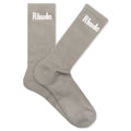 Solid Logo Sock - Taupe