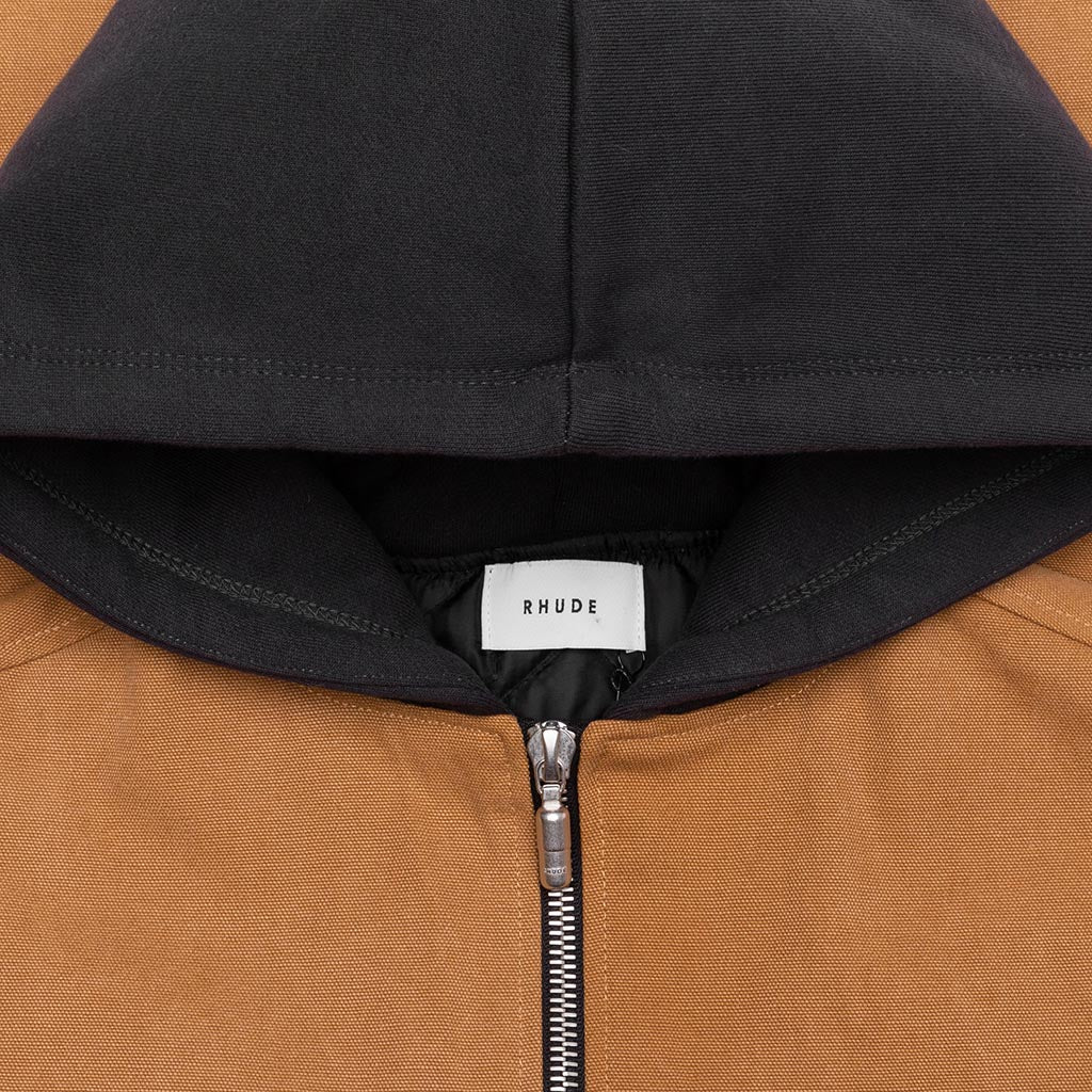 Worker Jacket w/ Hood - Beige