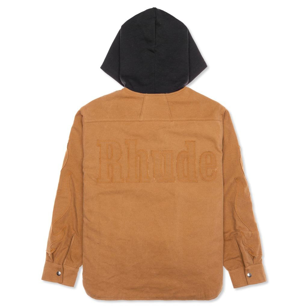 Worker Jacket w/ Hood - Beige