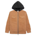 Worker Jacket w/ Hood - Beige