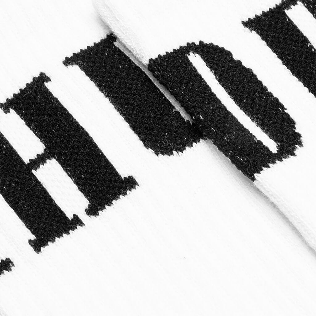 Wrap Logo Sock - White