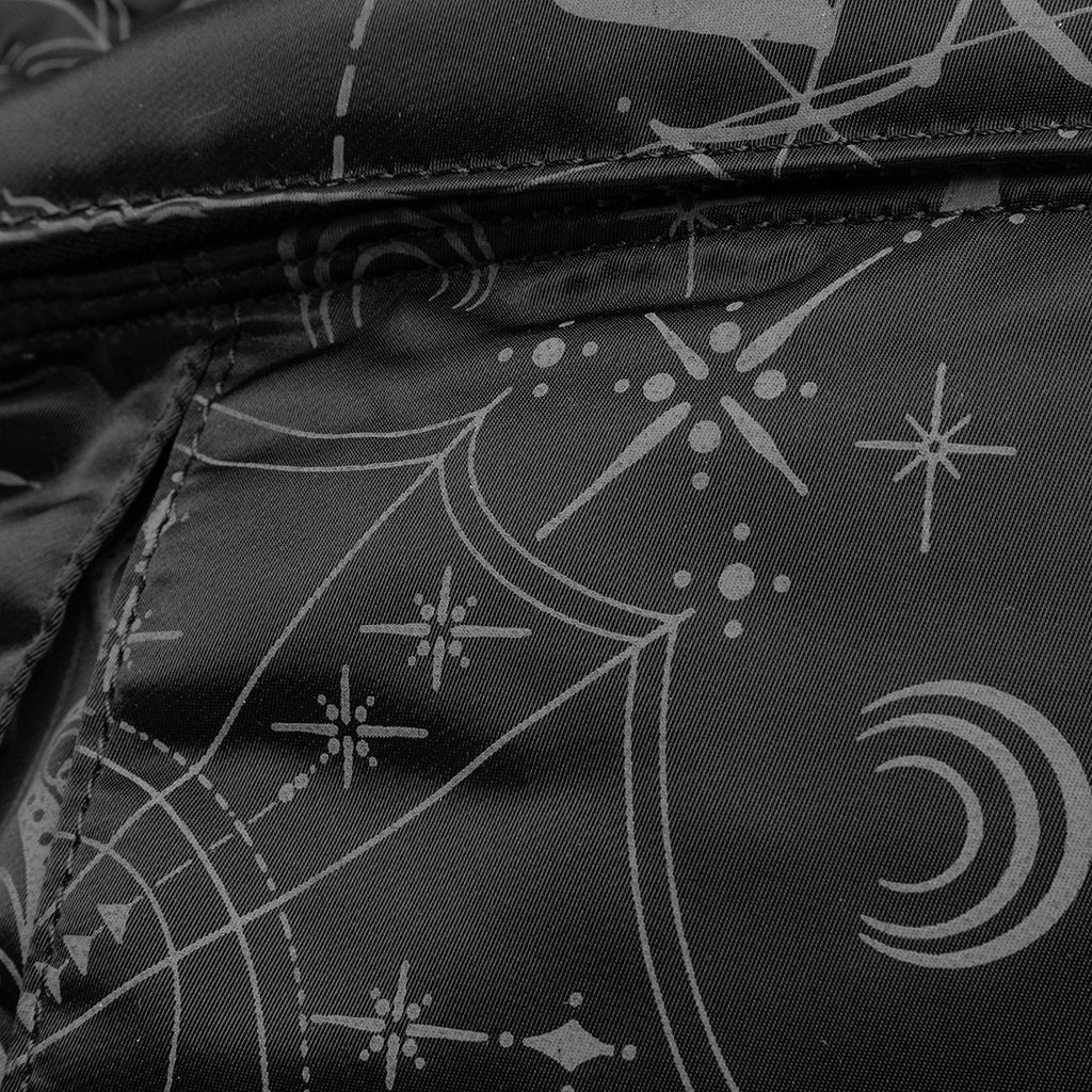 Bandana Print Nylon Waist Bag - Black