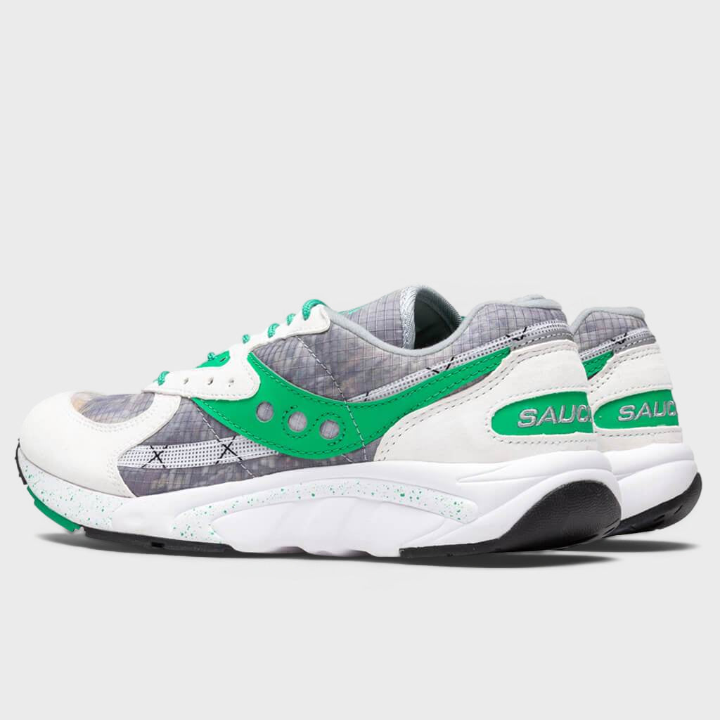 Aya - White/Green/Tie Dye