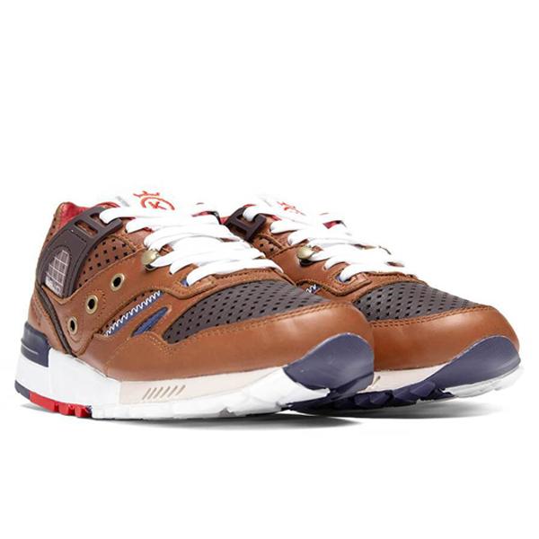 Grid SD 'La Victoria' - Brown/Navy/Red