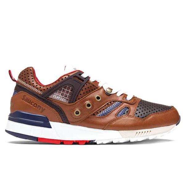 Grid SD 'La Victoria' - Brown/Navy/Red