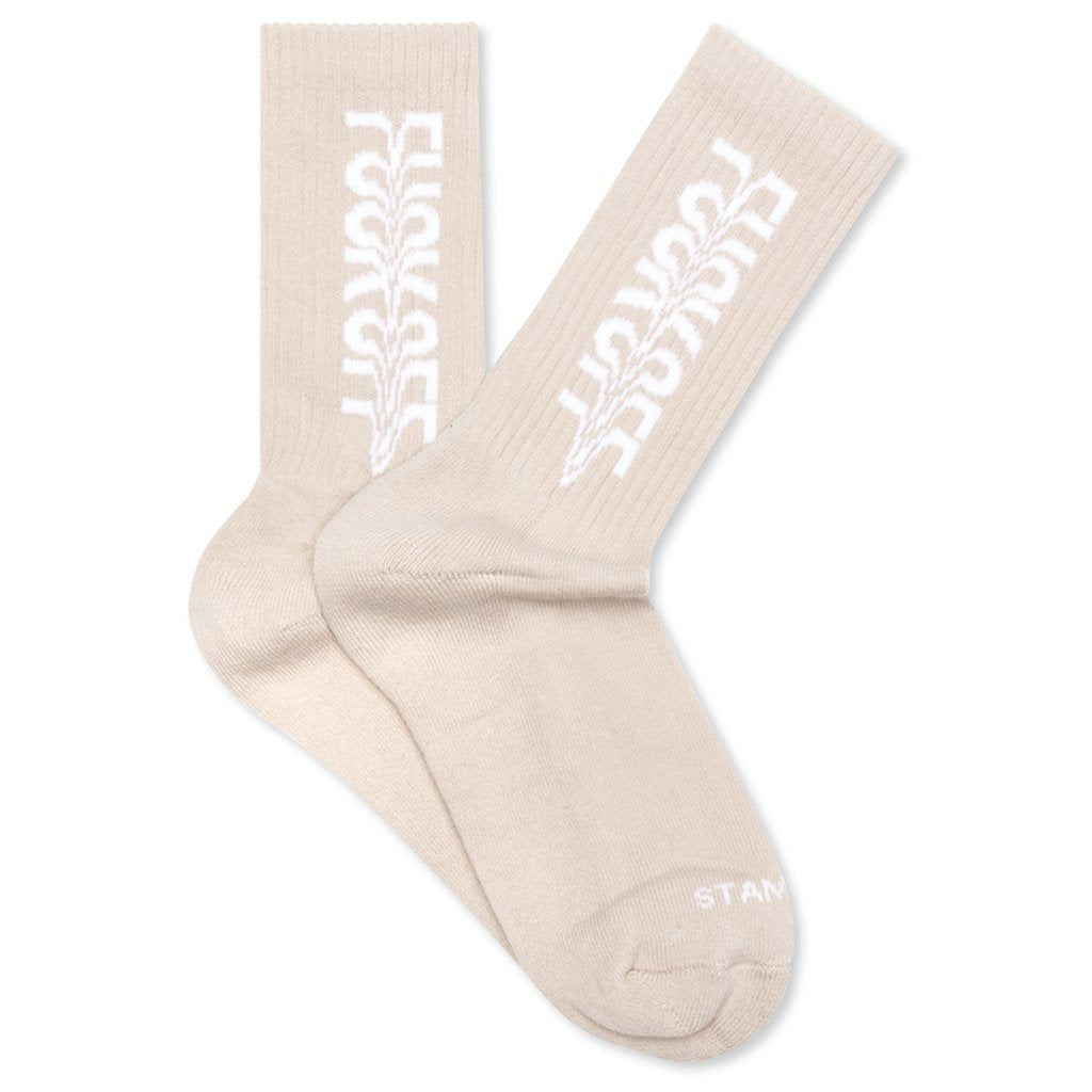 The F*** Off Socks - Beige