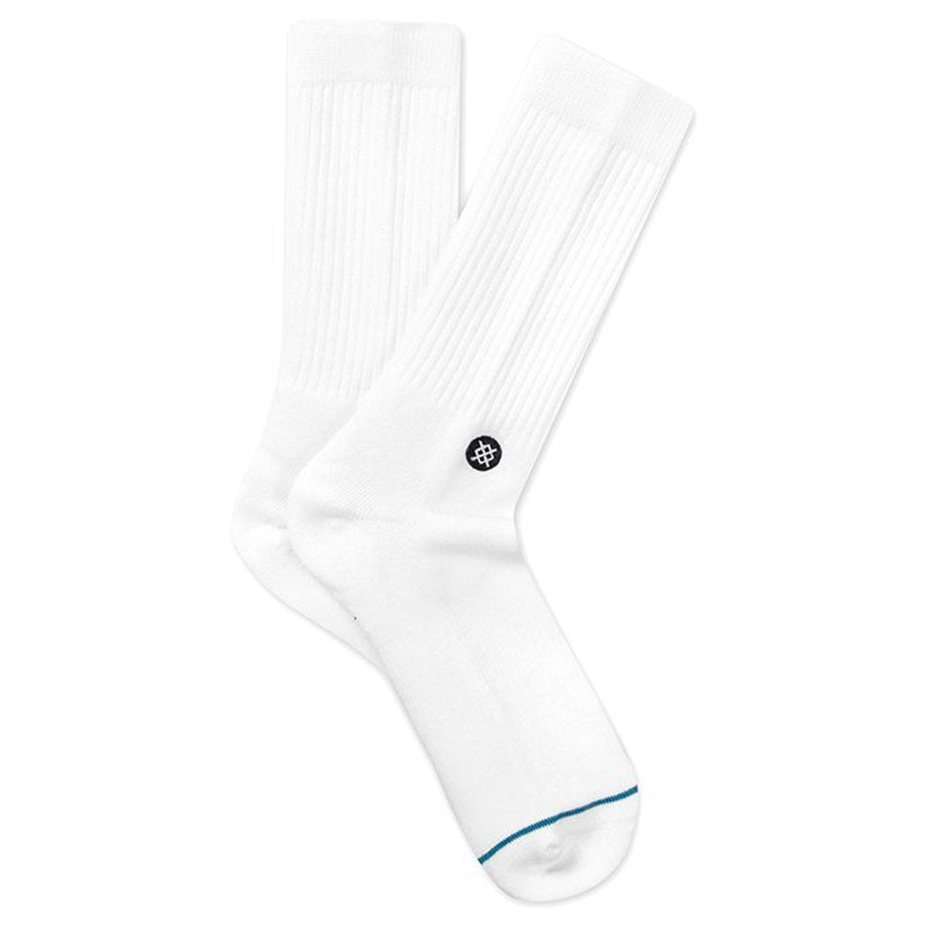 Icon 3 Pack Socks - White
