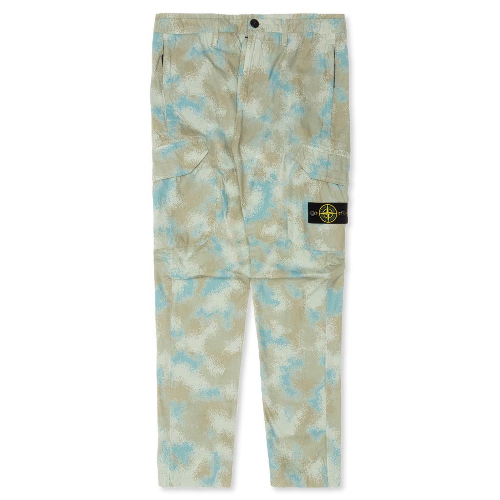 Camo Devore Cargo Pants - Dove Grey