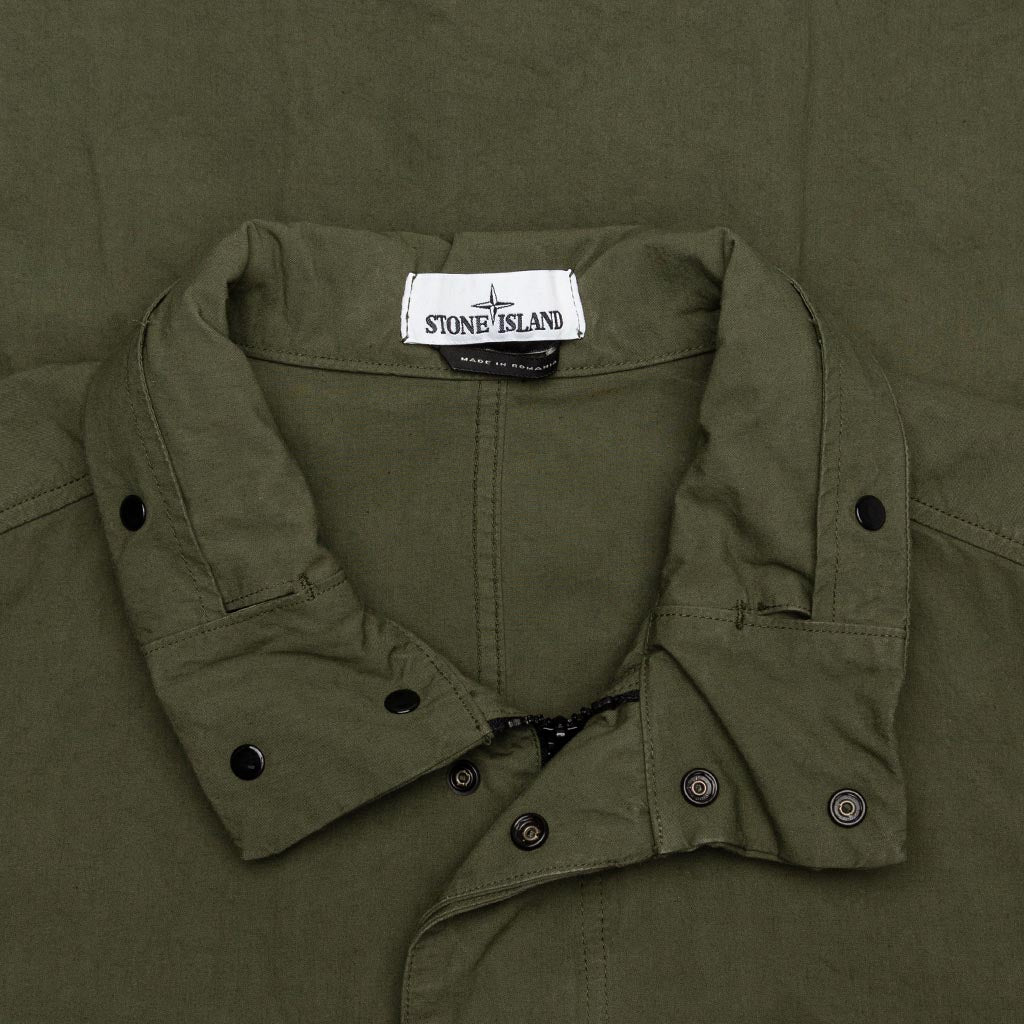 Center Patch Logo Jacket - Olive Green