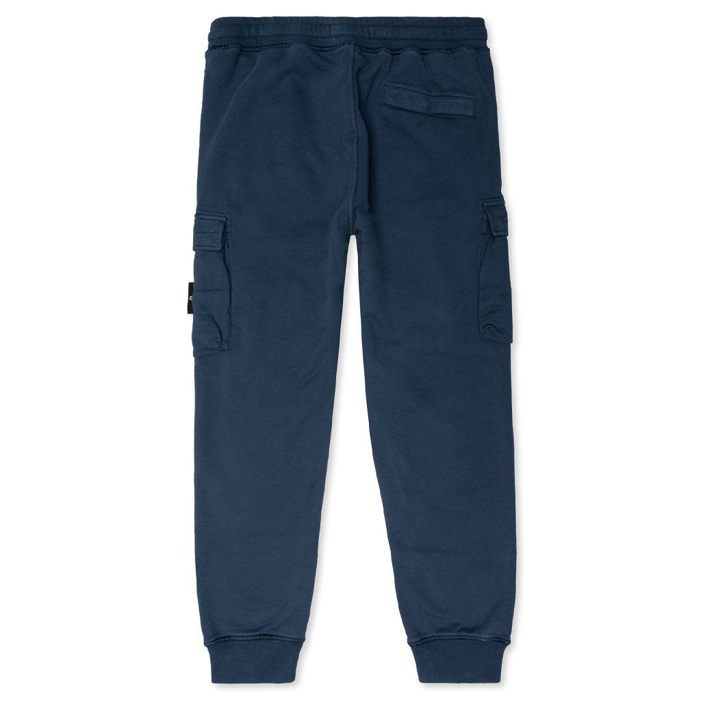 Cotton Fleece Pants - Marine Blue