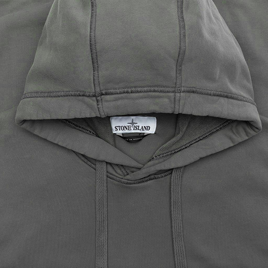 Cotton Hooded Sweatshirt - Charcoal