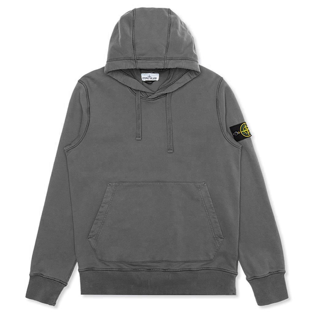 Cotton Hooded Sweatshirt - Charcoal