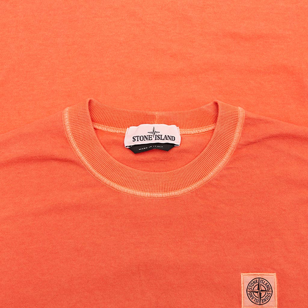Fissato Effect T-Shirt - Faded Red