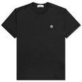 Garment Dyed S/S T-Shirt - Black