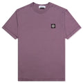 Garment Dyed S/S T-Shirt - Purple