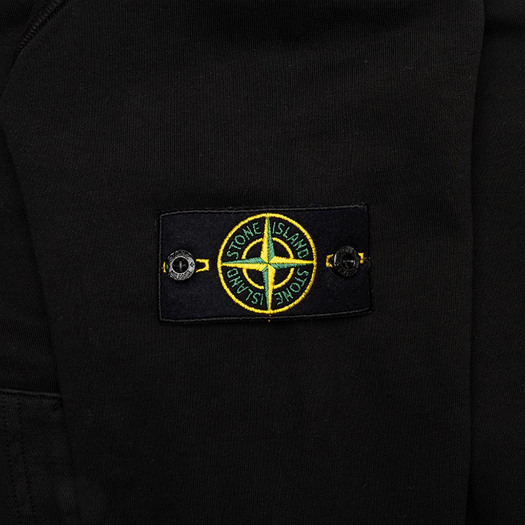 Hooded Pullover Sweatshirt - Black