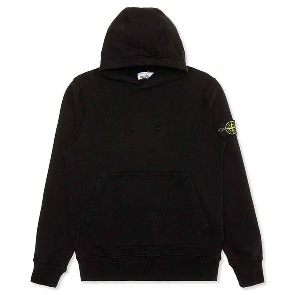 Hooded Pullover Sweatshirt - Black