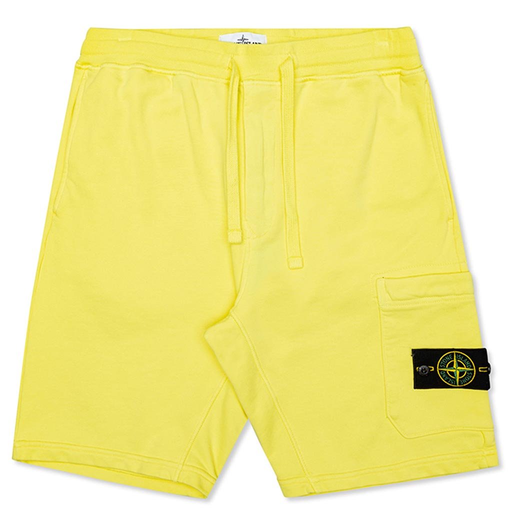 Jersey Logo Fleece Shorts - Lemon