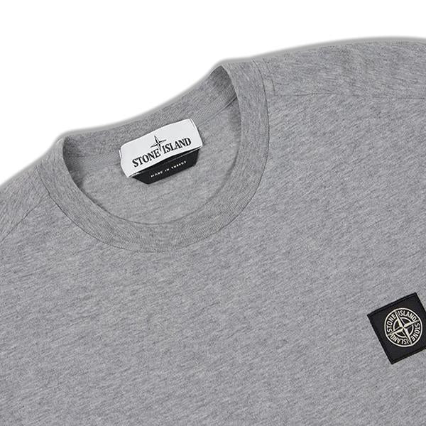 Logo Patch Tee - Grey Melange