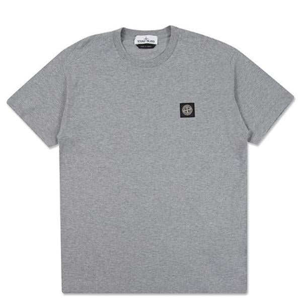 Logo Patch Tee - Grey Melange