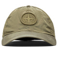 Nylon Metal 6 Panel Cap - Dark Beige