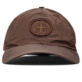 Nylon Metal 6 Panel Cap - Mahogany Brown