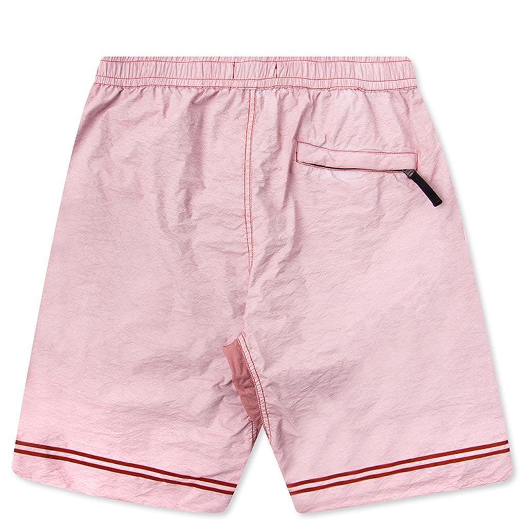 Nylon Metal Placcato Bermuda Short - Brick Red