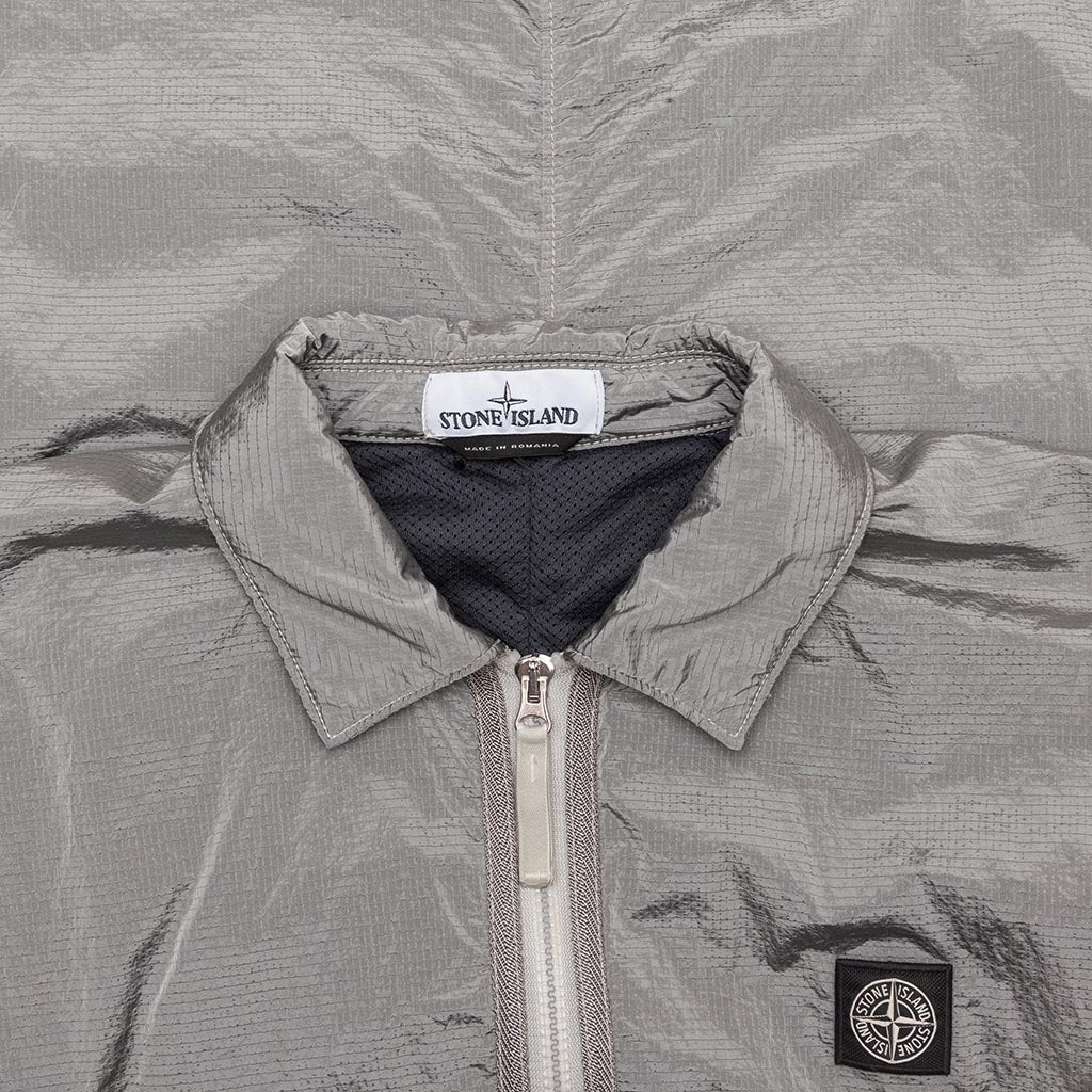 Nylon Metal Rete Isolante-TC Overshirt - Dust Grey