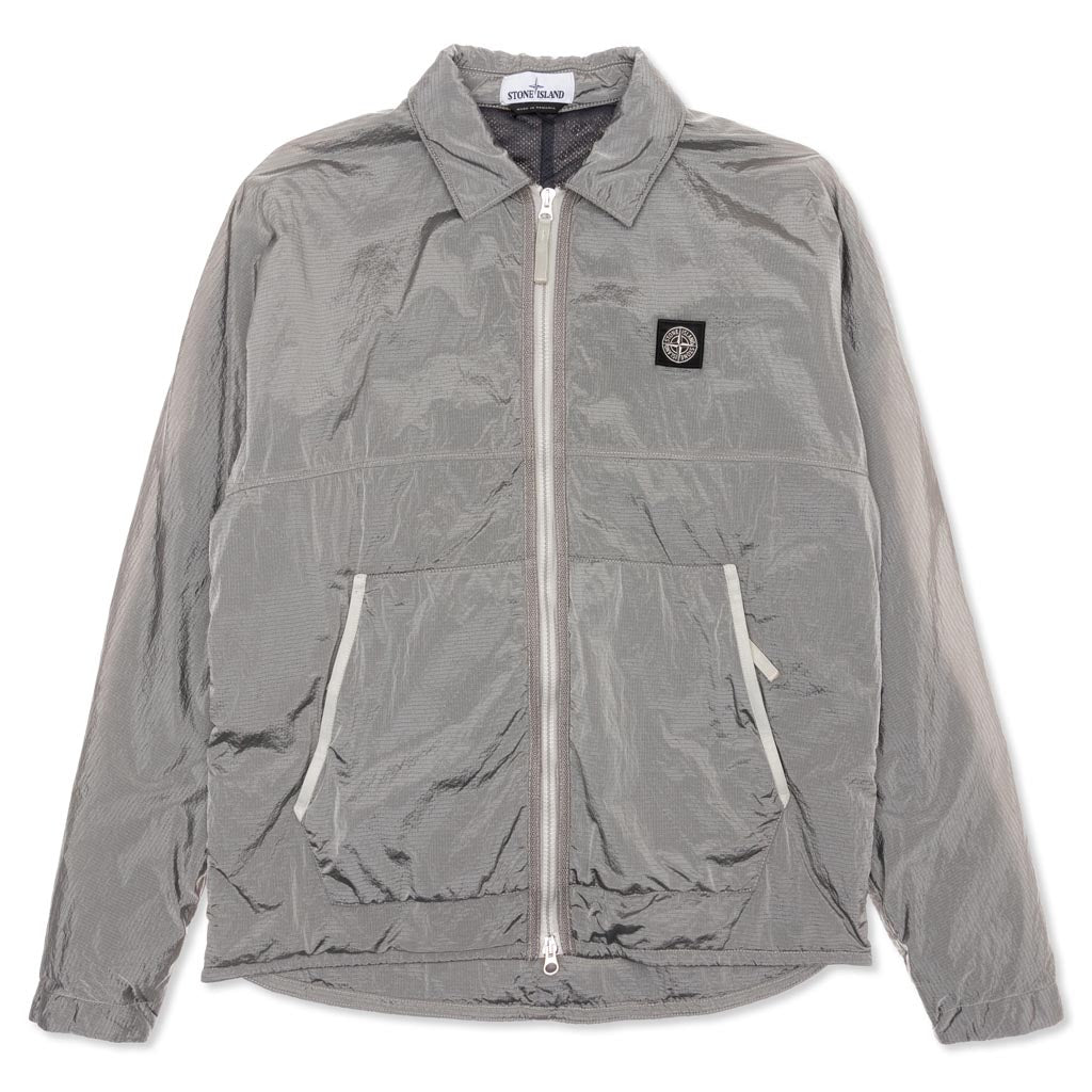Nylon Metal Rete Isolante-TC Overshirt - Dust Grey