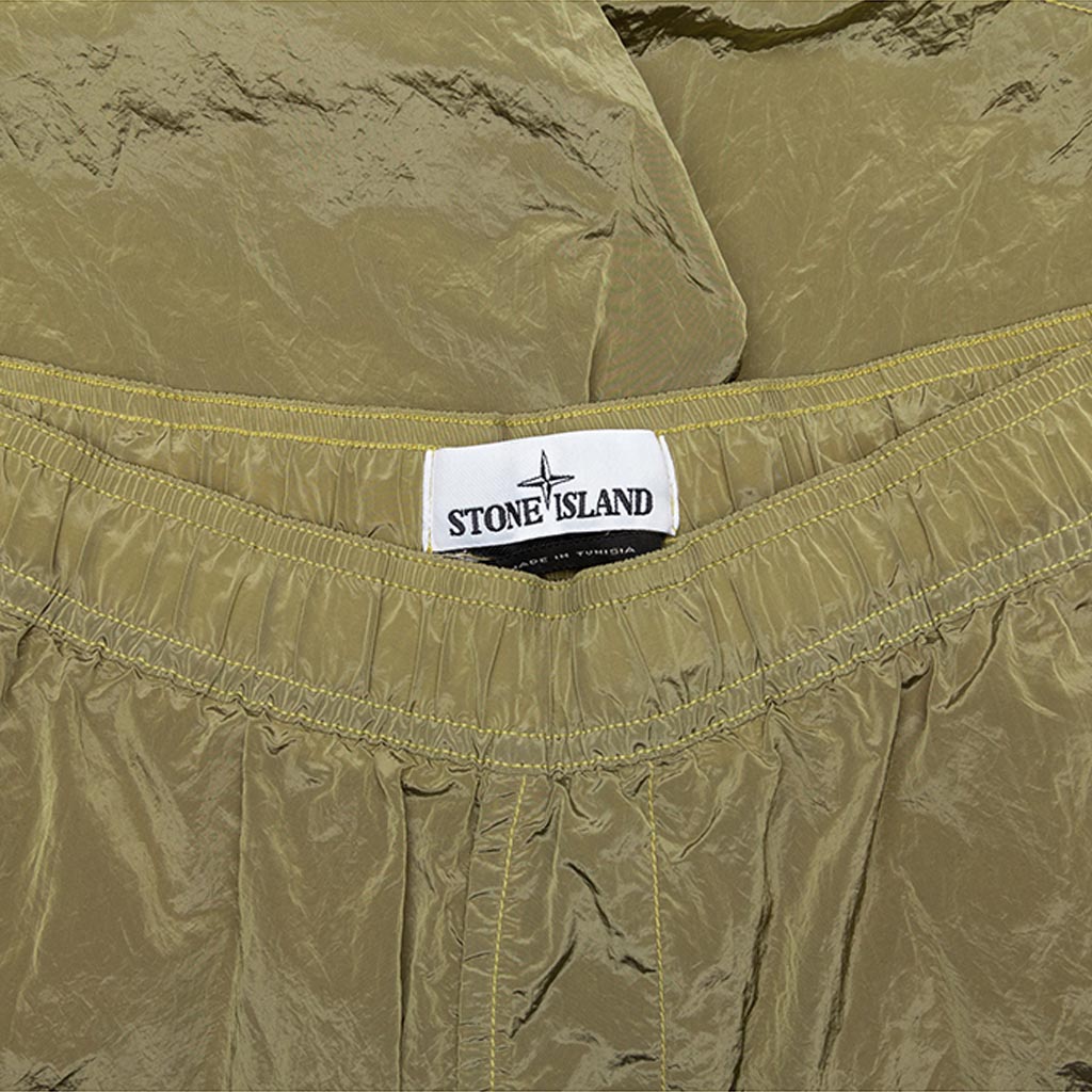 Nylon Metal Shorts - Dark Beige