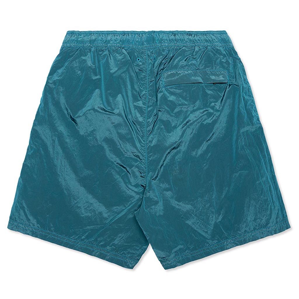 Nylon Metal Shorts - Turquoise