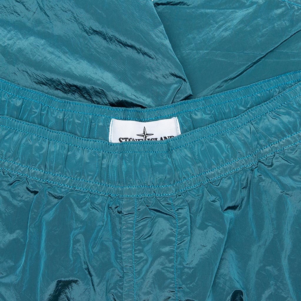 Nylon Metal Shorts - Turquoise