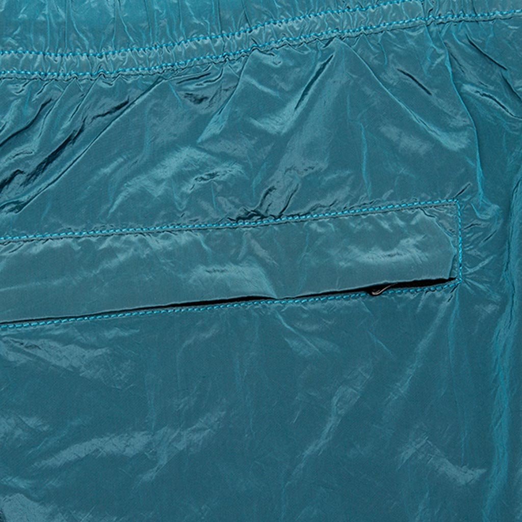 Nylon Metal Shorts - Turquoise
