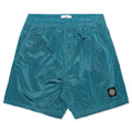 Nylon Metal Shorts - Turquoise