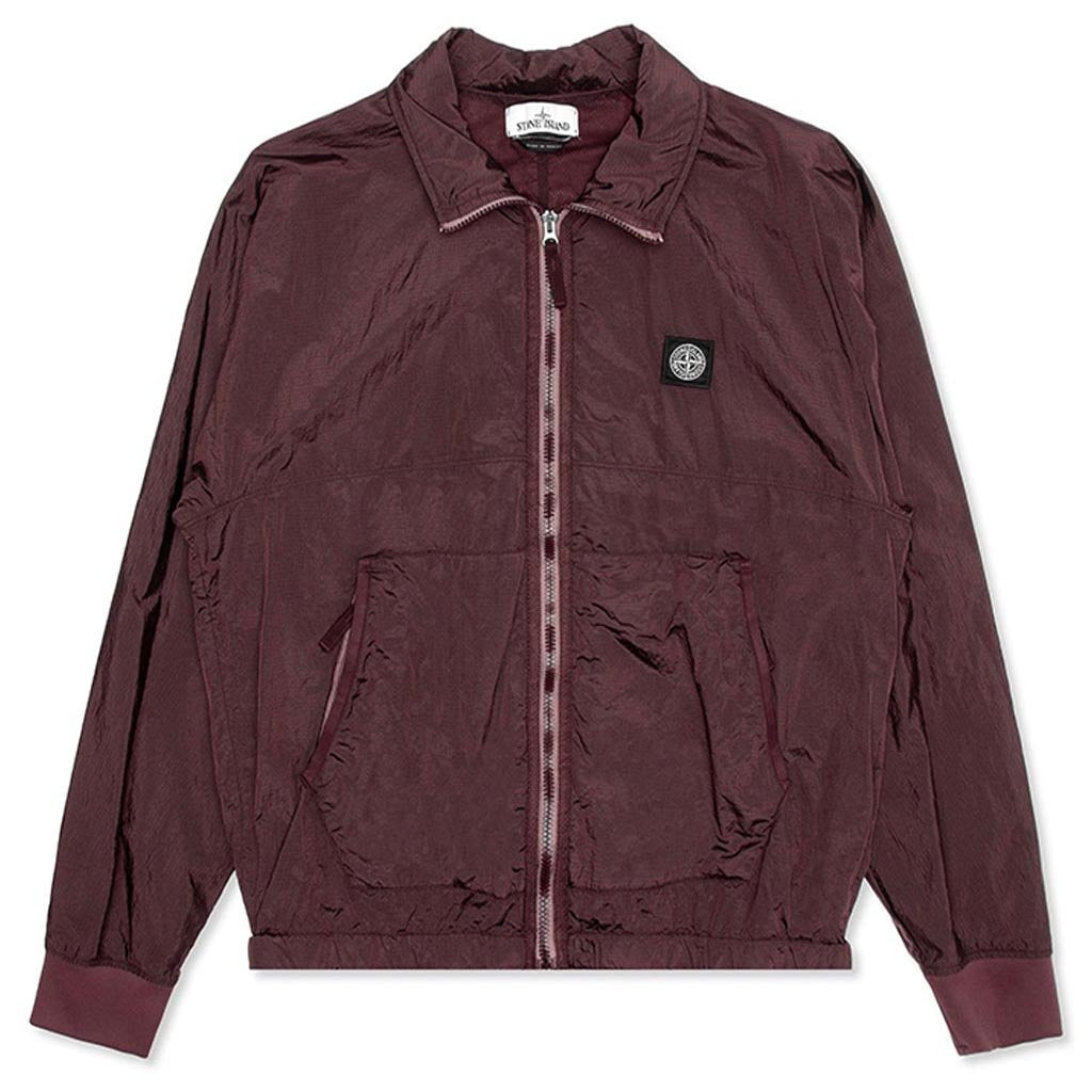 Nylon Metal Smock - Dark Burgundy