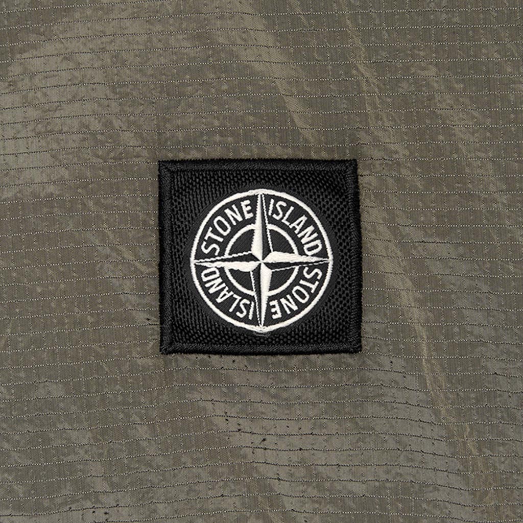 Nylon Metal Smock - Olive