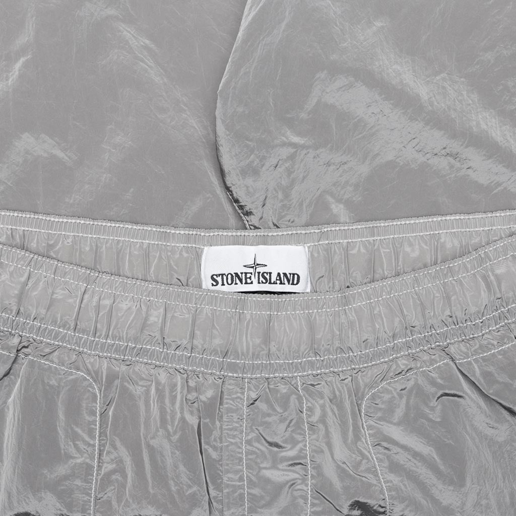 Nylon Metal Swim Trunks - Dust Grey