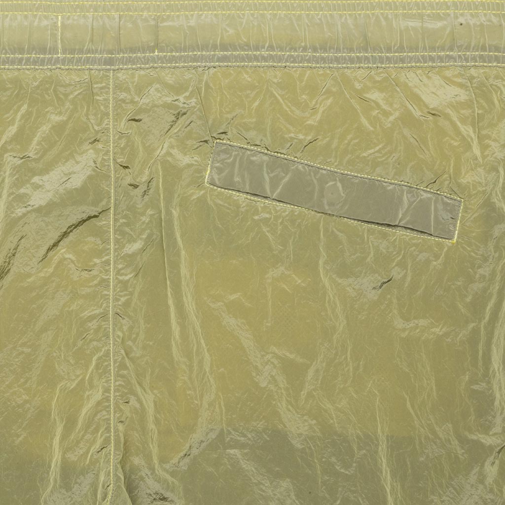 Nylon Metal Swim Trunks - Lemon