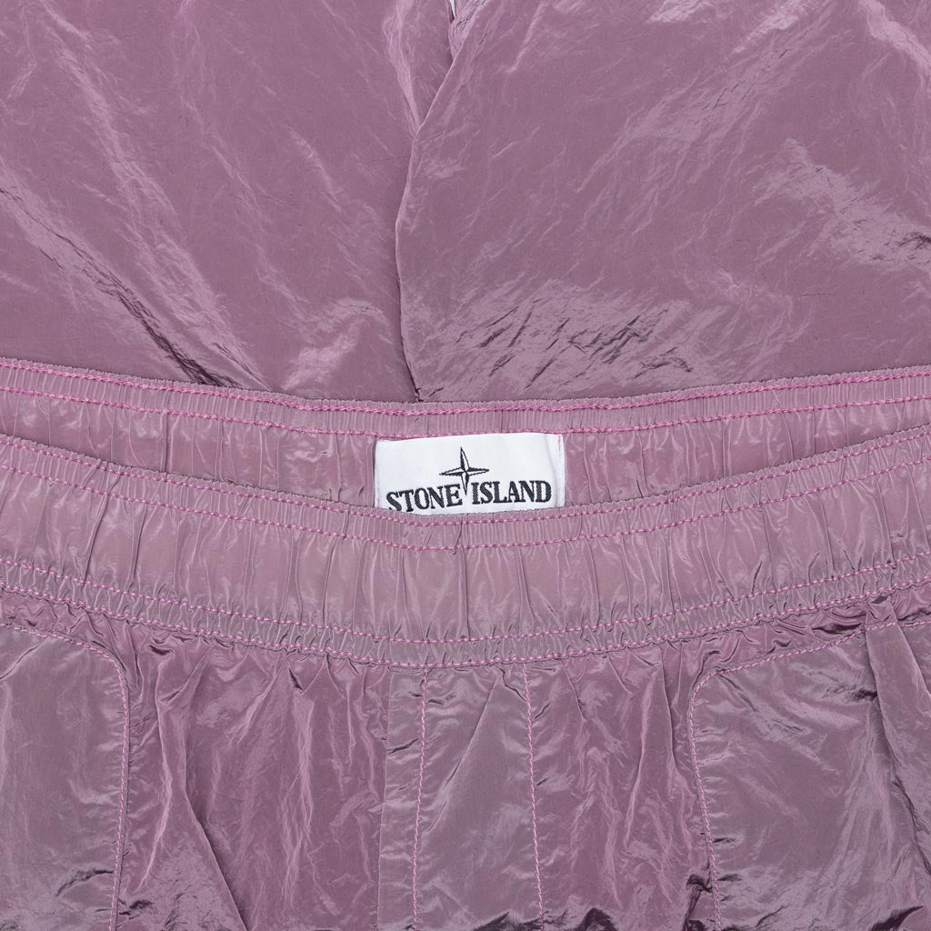 Nylon Metal Swim Trunks - Pink Quartz