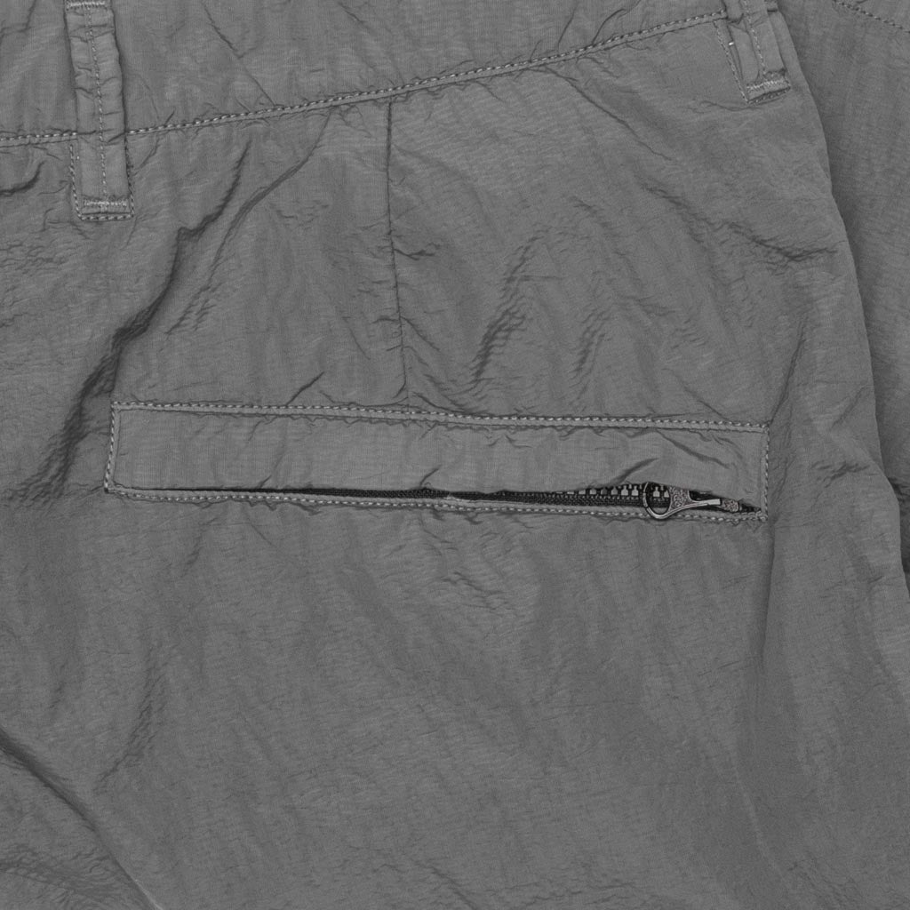 Seersucker Bermuda Cargo Shorts - Dust Grey