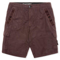 Seersucker Bermuda Cargo Shorts - Mahogany