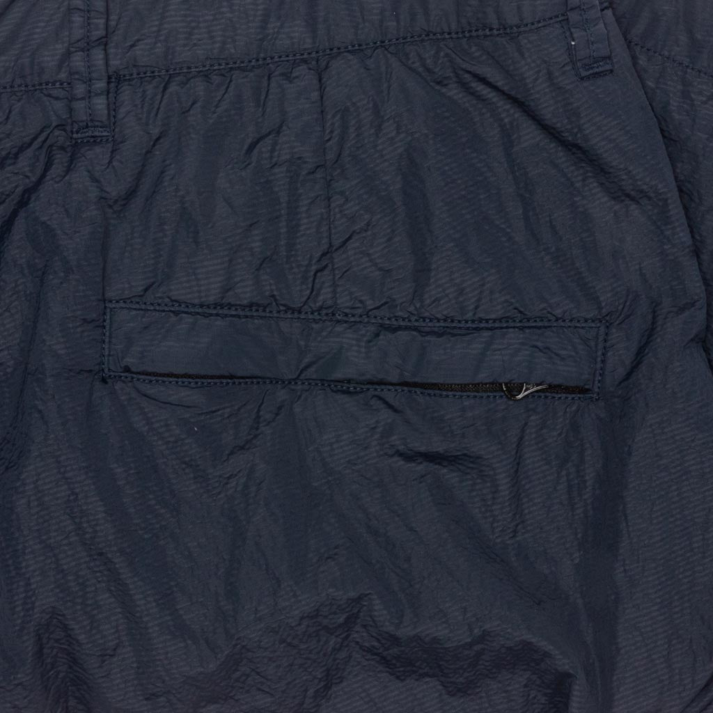 Seersucker Bermuda Cargo Shorts - Marine Blue