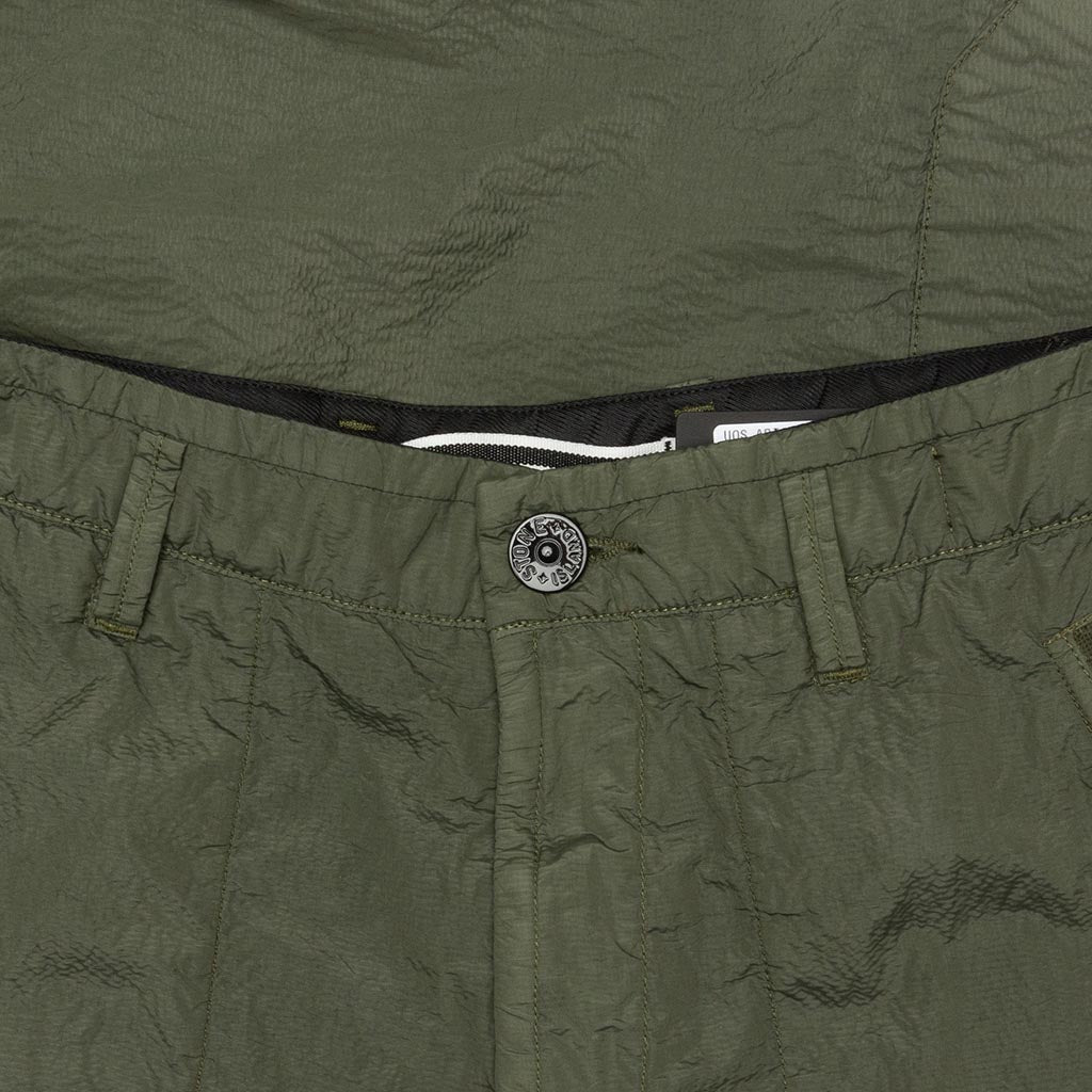 Seersucker-TC Cargo Pants - Olive Green